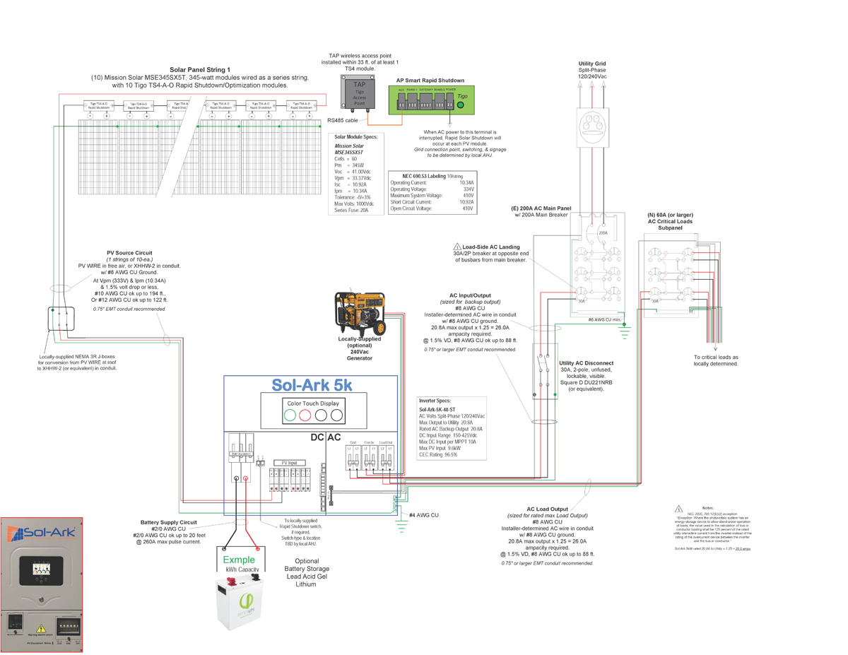  Sol-Ark Inverter Schematic