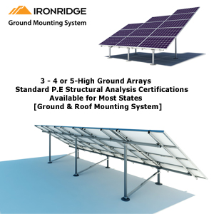 Iron Ridge Ground Solar Mounting Racks