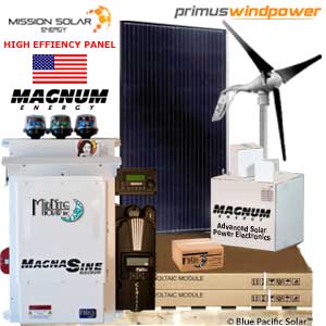 3.6 kW Wind and Solar Kit Primus Windpower